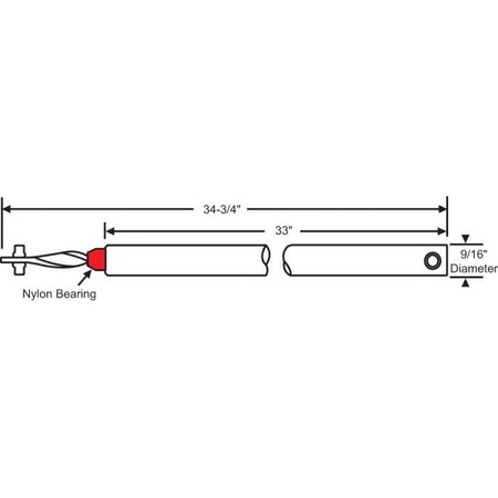 Strybuc 33" SPIRAL BALANCE RED 70-N33RR